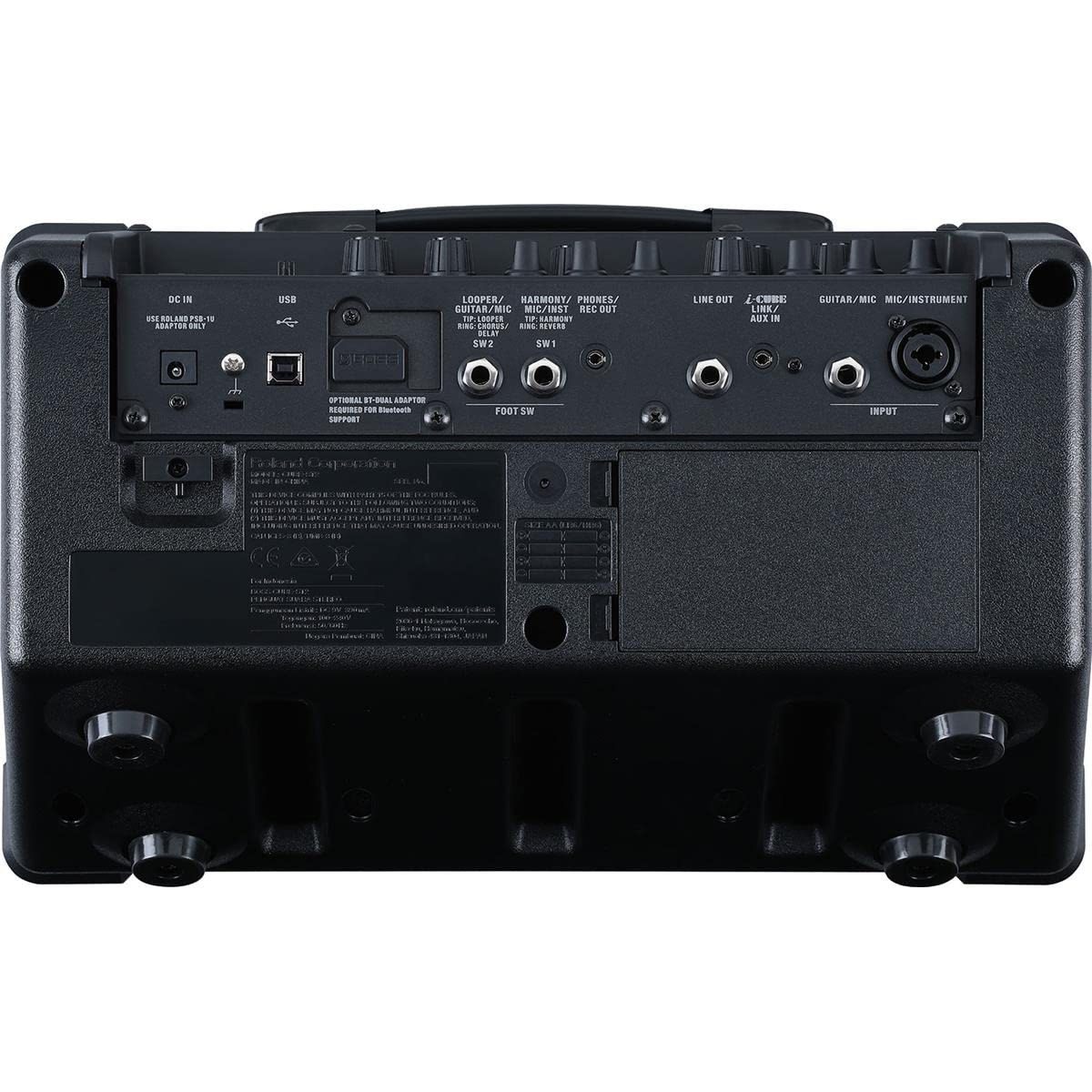 Boss CUBE Street 2-2 x 6.5-inch 10-Watt Portable Battery Powered Guitar Combo Amplifier - Black | Perfect for Outdoor Gigs, Busking & Street Performances