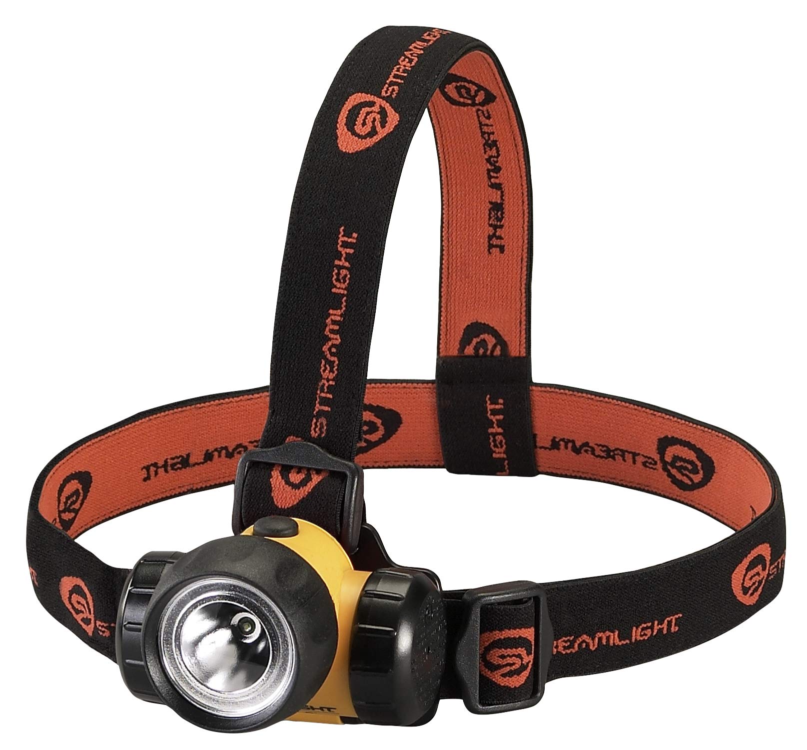 Streamlight 61200 3AA HAZ-LO Headlamp - 120 Lumens Yellow Safety Light for Construction, Camping & Emergency Use