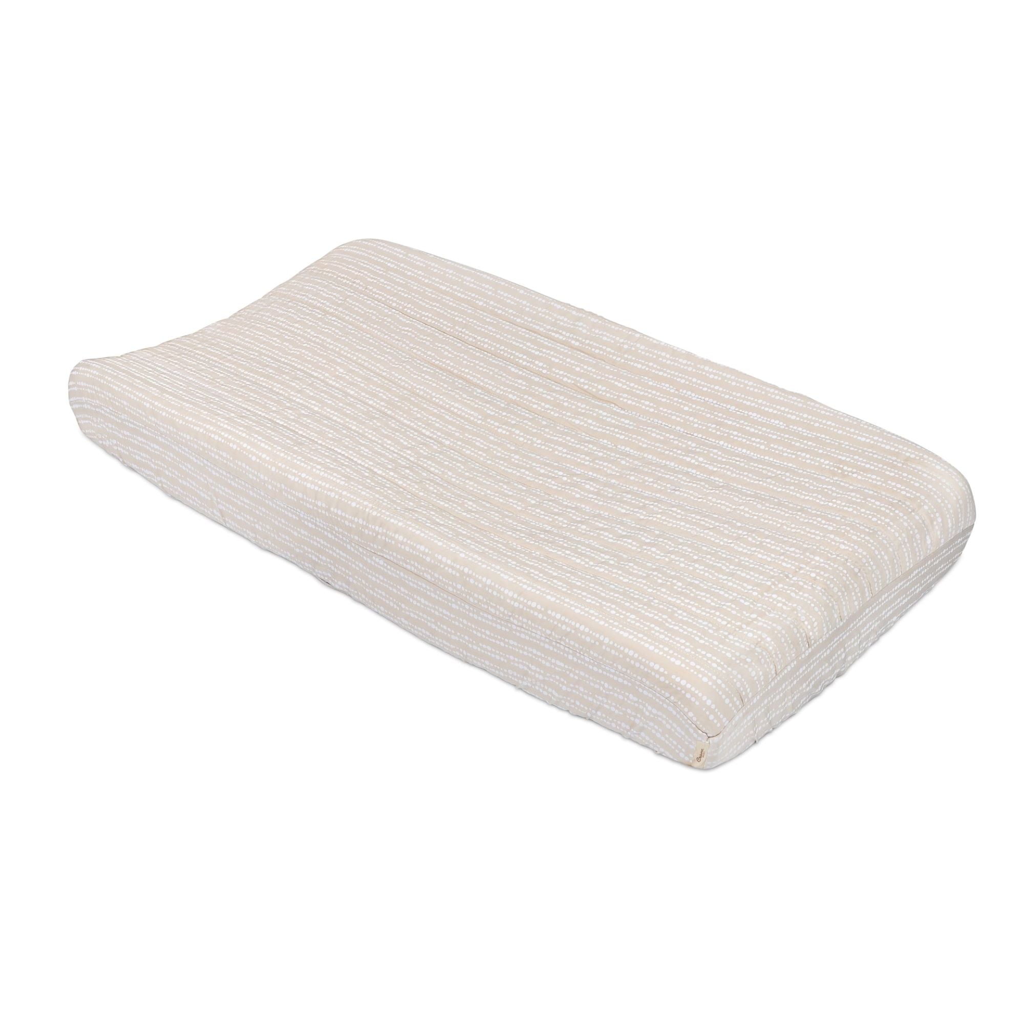 Crane Baby Cove Quilted Changing Pad Cover - Soft Waterproof Diaper Changing Table Pad for Nursery, Daycare & Travel - Fits Standard Changing Tables (Blue) | Perfect for Newborns & Infants