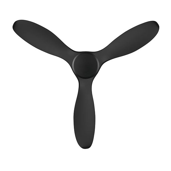 Eglo Noosa 52 Inch 132cm DC Ceiling Fan with Remote Control - Black - Energy Efficient Quiet Operation for Bedroom, Living Room, and Office