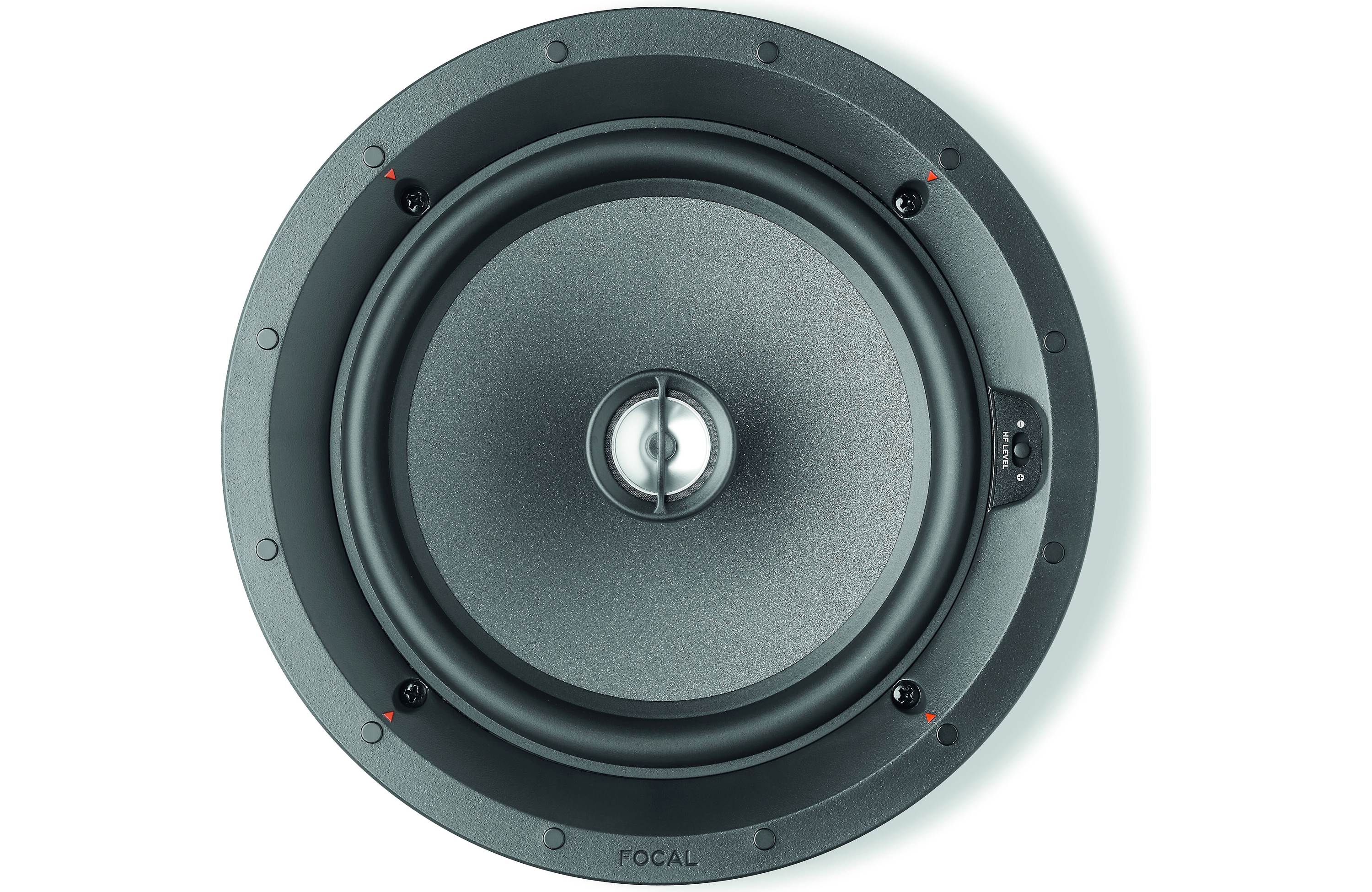 Focal 100 ICW 8 Inch In-Wall/In-Ceiling 2-Way Coaxial Speaker - High Performance Home Audio System for Living Room, Home Theater & Background Music (Single Speaker)