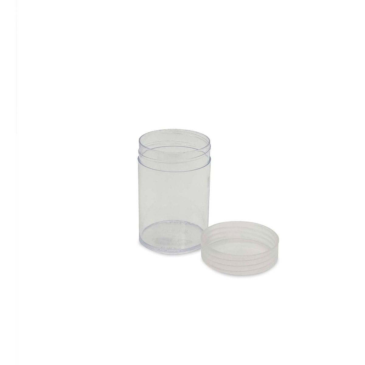 5ct US Nickel Coin Storage Tubes - Durable Plastic Coin Holders with Airtight Lids for Coin Collecting Supplies | Perfect for Organizing, Protecting & Displaying Nickel Collections