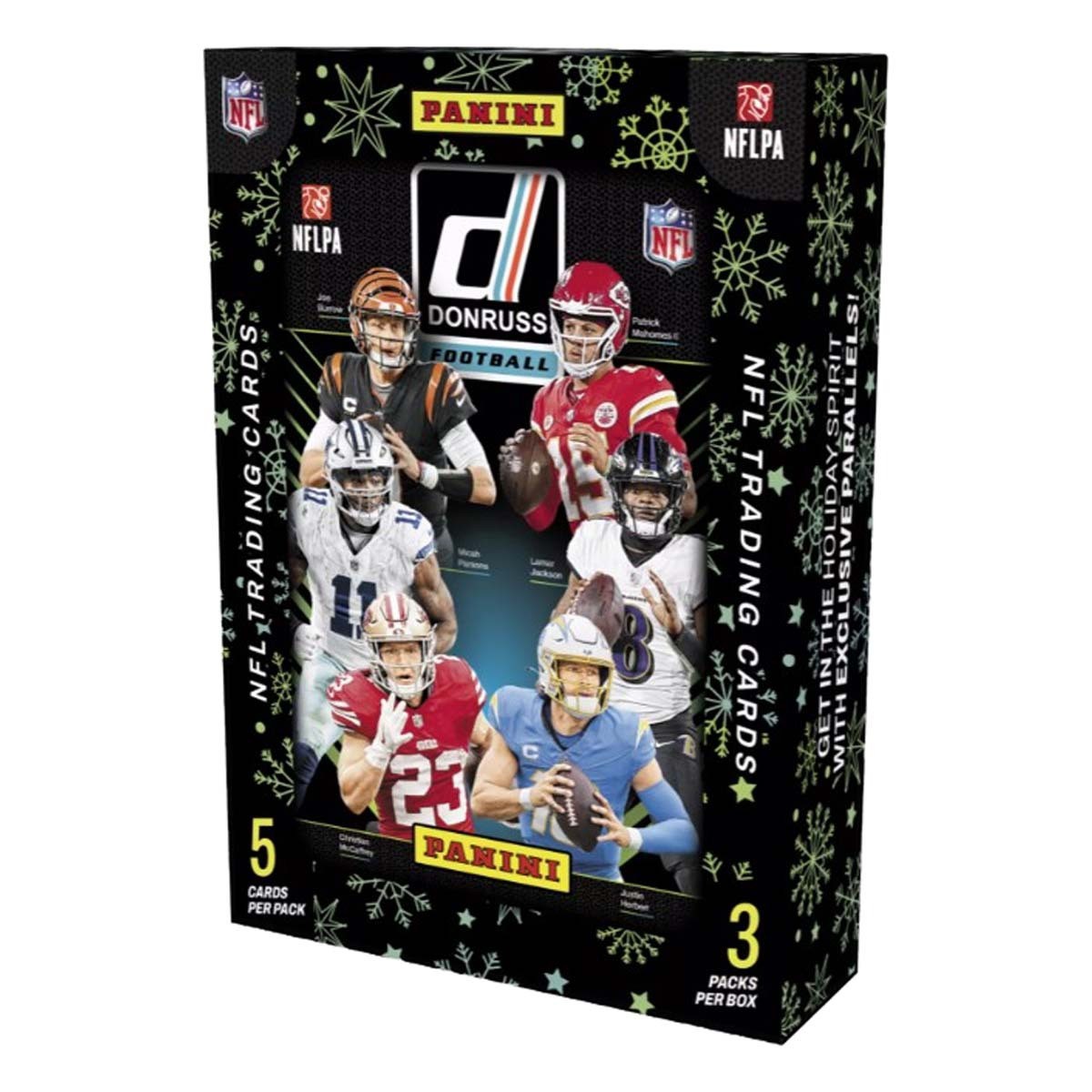 2024 Panini Donruss Football Winter Tin - NFL Trading Cards Collection for Sports Fans & Collectors - Perfect for Gifts, Display, and Investment