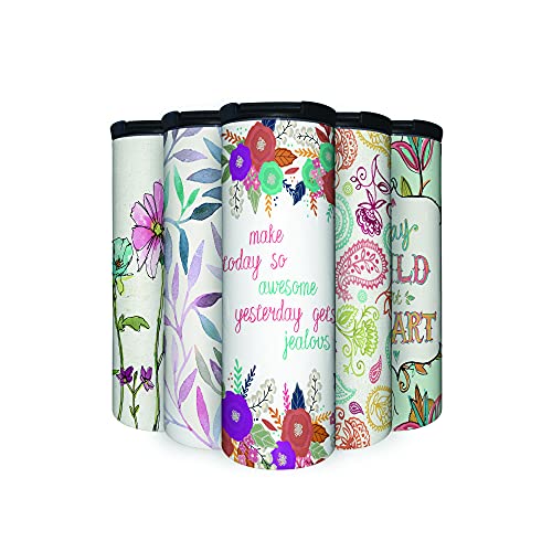 Today Is Awesome 17 oz Tumbler with Lid, Stainless Steel, Vacuum Insulated with Slide Lock Lid, Leak Proof