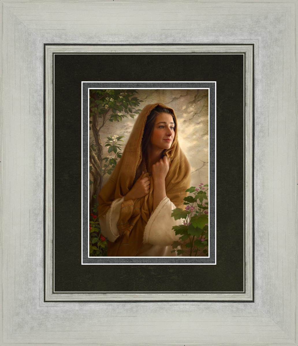 Mary Kept All These Things and Pondered in Her Heart - Christian Bible Verse Wall Art for Home & Church Decor - Perfect for Prayer Rooms, Sunday School Gifts, and Spiritual Encouragement