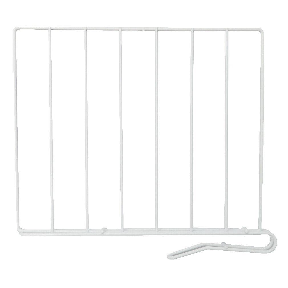 8 Pack Wooden Shelf Dividers for Closet - Heavy Duty Steel Brackets for Extra Stability - Closet Organizers, Bathroom & Kitchen Cabinet Storage - Perfect for Clothes, Towels & Pantry Organization