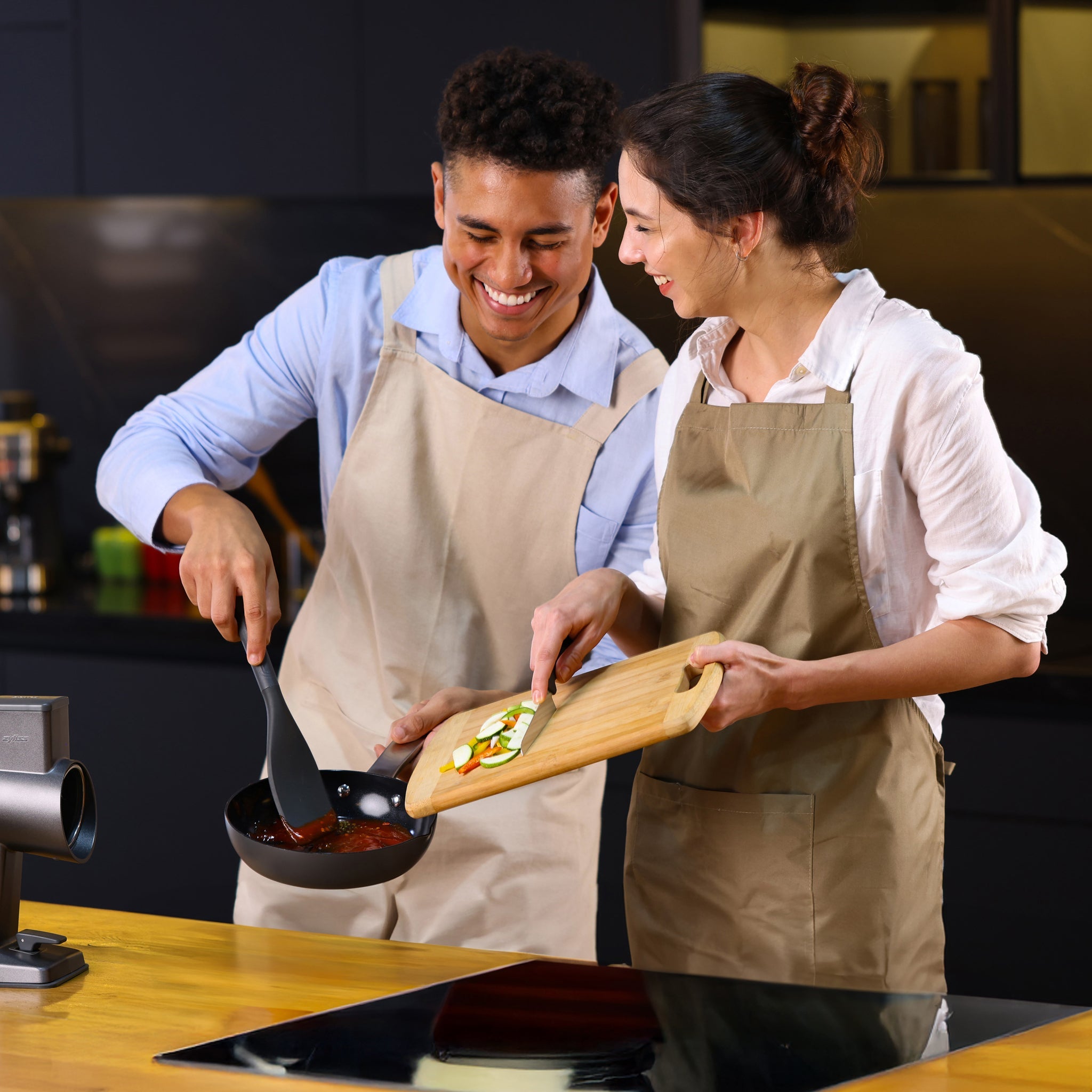 Premium Non-Stick Ceramic Frying Pan - 12 Inch Skillet with Stay-Cool Handle, PFOA-Free & Dishwasher Safe - Perfect for Sautéing, Frying & Cooking Eggs