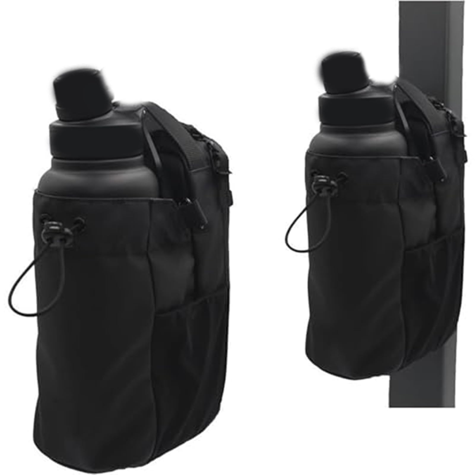 Magnetic Kettle Bag - Large Capacity Portable Crossbody Gym Bag with Yoga Sports Strap & Magnetic Water Bottle Holder - Perfect for Workouts, Hiking, Yoga and Outdoor Activities