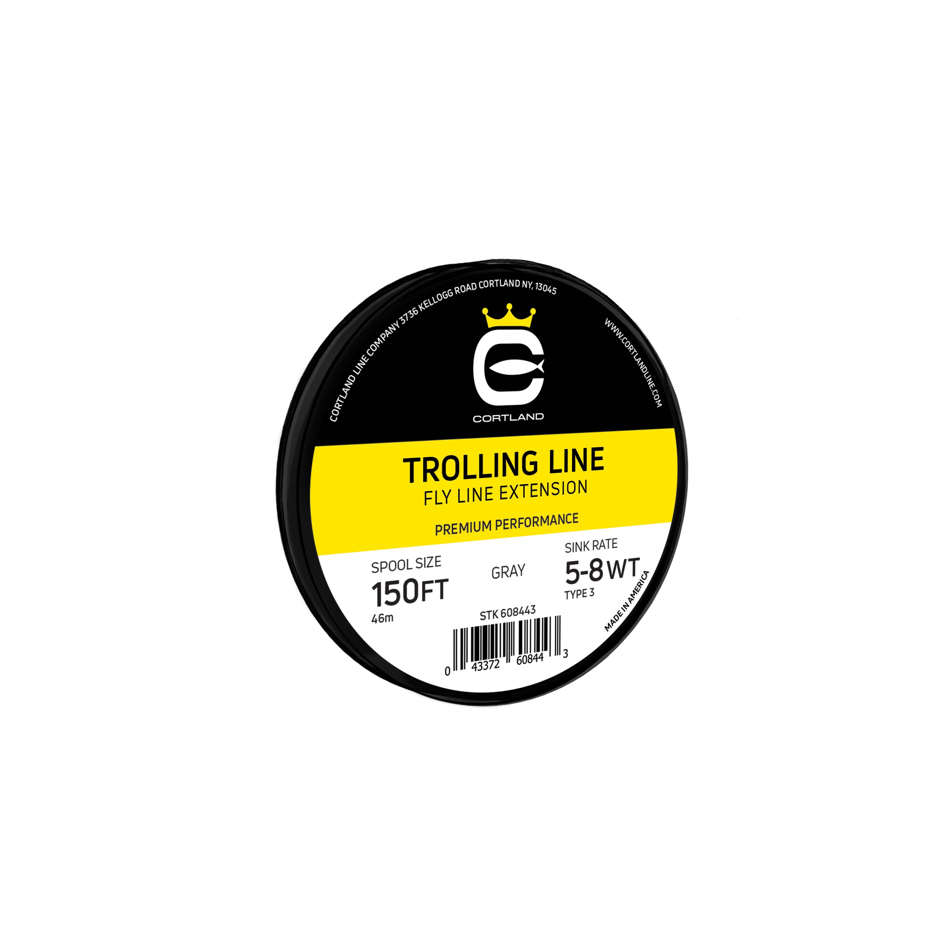 Premium Trolling Fishing Line - High Strength, Low Memory for Saltwater & Freshwater - Perfect for Deep Sea Fishing, Trolling, and Big Game Angling