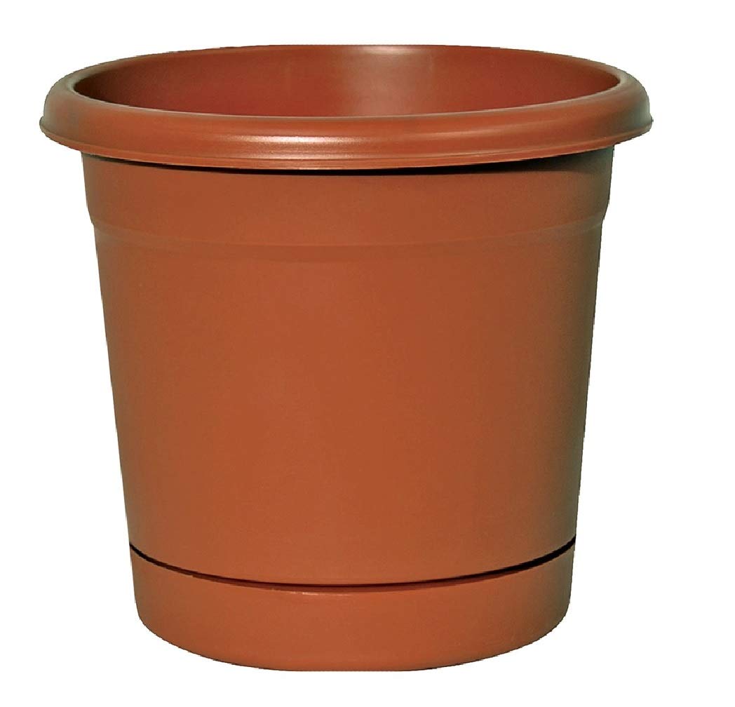 Southern Patio Plastic Planter with Rolled Rim - Perfect for Indoor & Outdoor Gardens