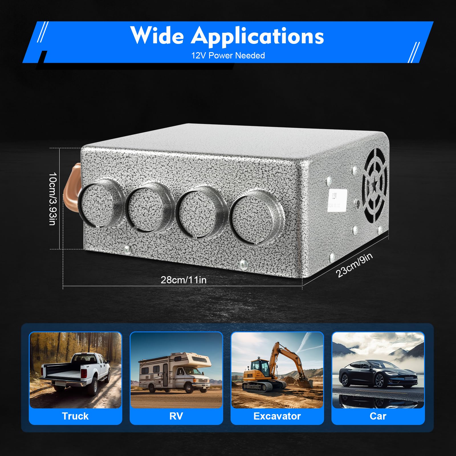 12V Universal Auxiliary Heater 11