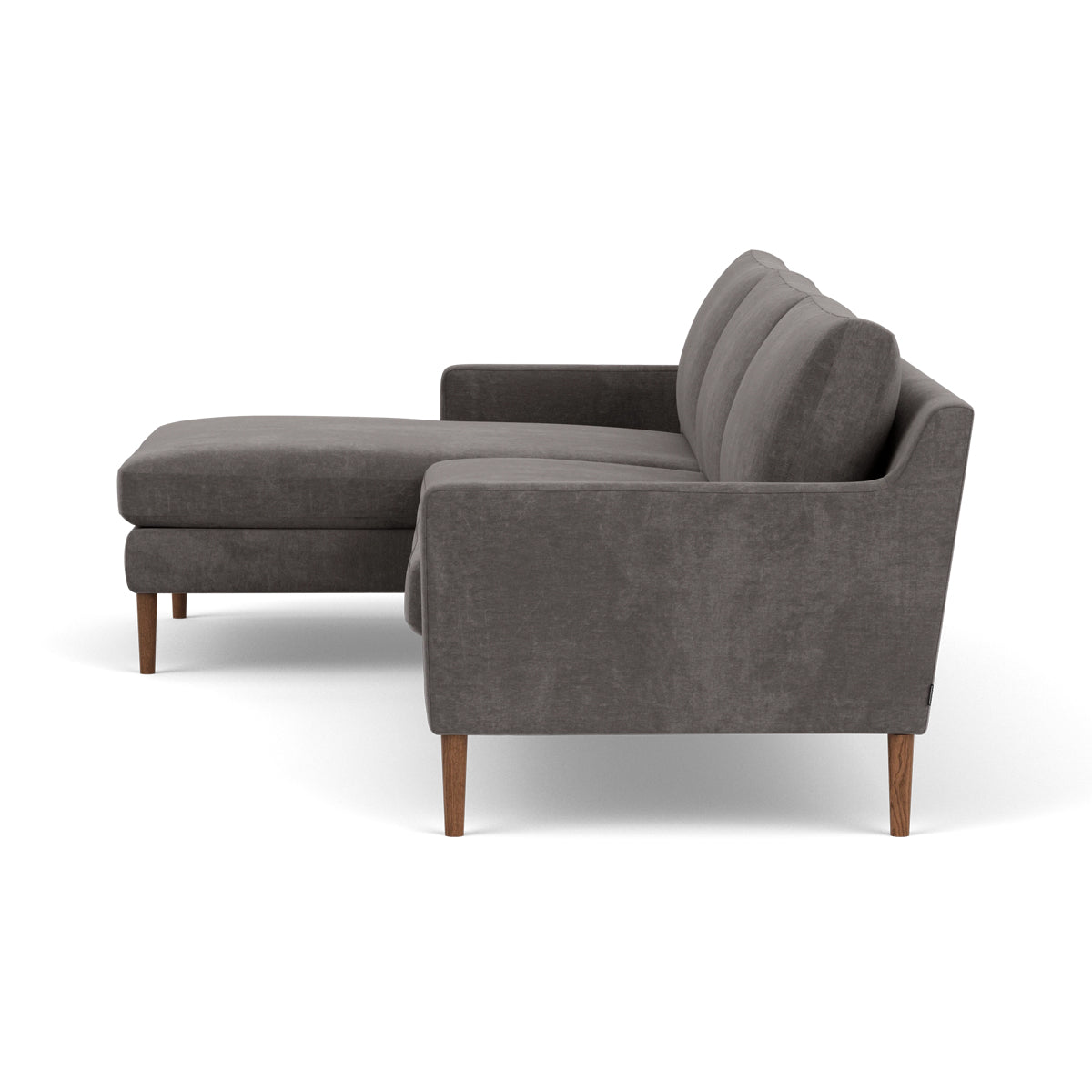 Astha Fabric Left Chaise Sofa - Modern L-Shaped Sectional Couch with Reversible Design for Living Room, Lounge & Home Theater Comfort