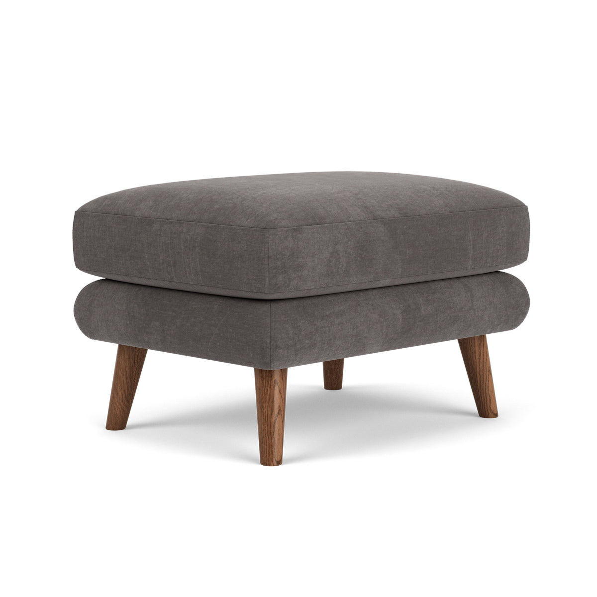 George Fabric Ottoman - Stylish and Comfortable Footrest, Storage Bench for Living Room, Bedroom, or Office - Perfect for Relaxing, Extra Seating & Home Organization