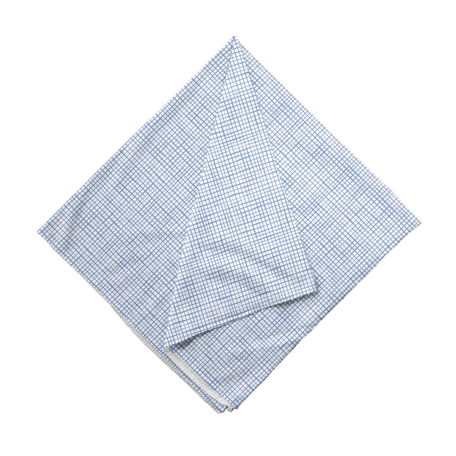 Ambesonne Geometric Bandana - Stylish Tiny Squares Lattice Pattern Unisex Head Scarf & Neck Tie for Men Women - Perfect for Outdoor Activities, Music Festivals, and Fashion Accessories
