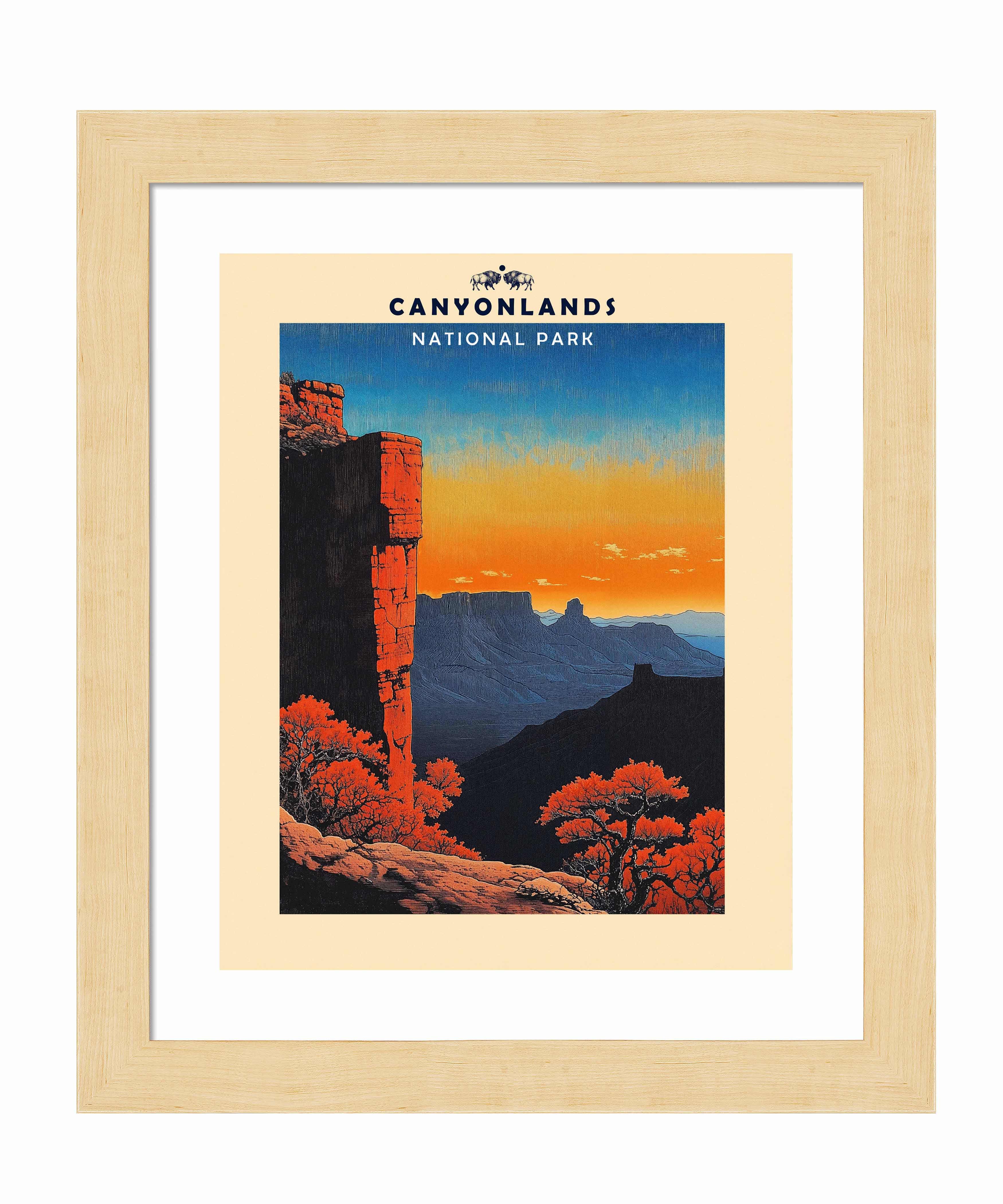 Canyonlands National Park Art Prints - Stunning Landscape Wall Decor for Home & Office - Perfect for Living Room, Bedroom, or Gift