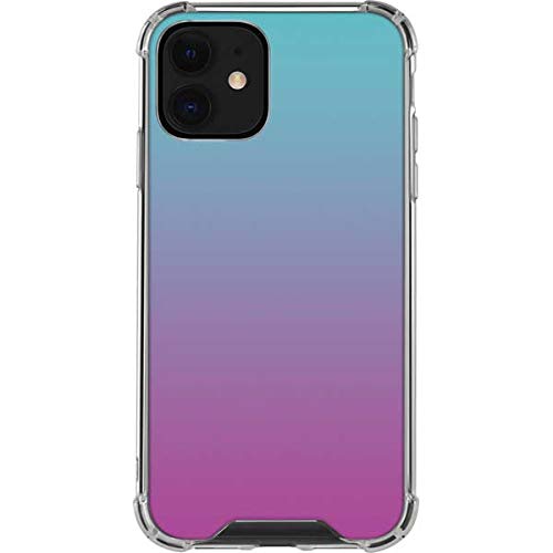 Skinit Clear Phone Case for iPhone 12 Mini - Purple & Blue Ombre Protective Cover | Slim Fit, Scratch-Resistant | Perfect for Everyday Use, Travel & Style Protection