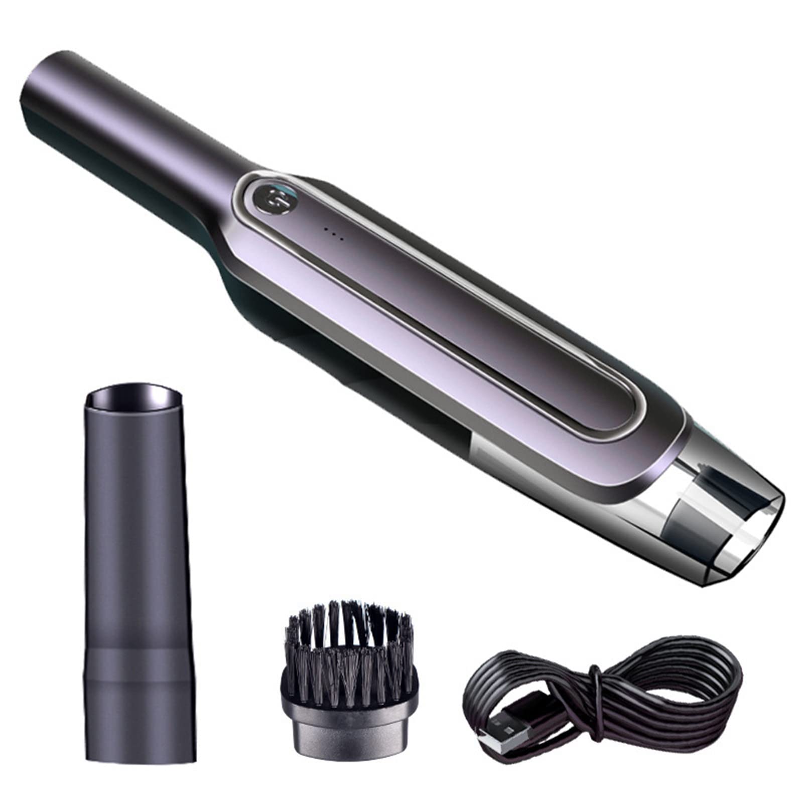 Delarsy Portable Handheld Wireless Car Vacuum Cleaner - Powerful 120W Suction, Rechargeable Cordless Mini Vacuum for Car, Home, Office - Compact & Lightweight Design for Easy Cleaning on the Go