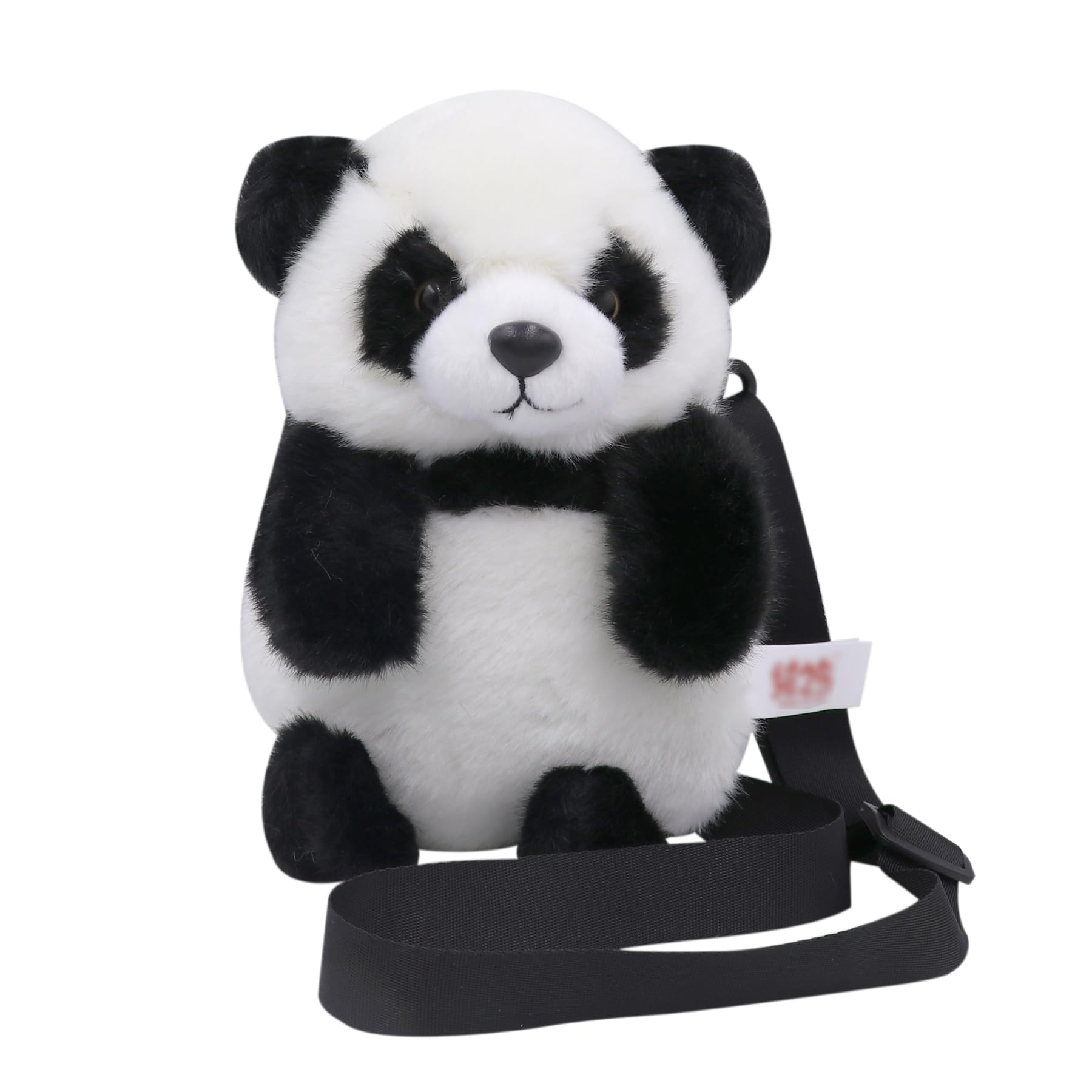 Cute Fluffy Plush Tiger Panda Crossbody Purse for Women & Girls - Small Animal Shoulder Bag - Perfect for Casual Outings, Travel & Gifts