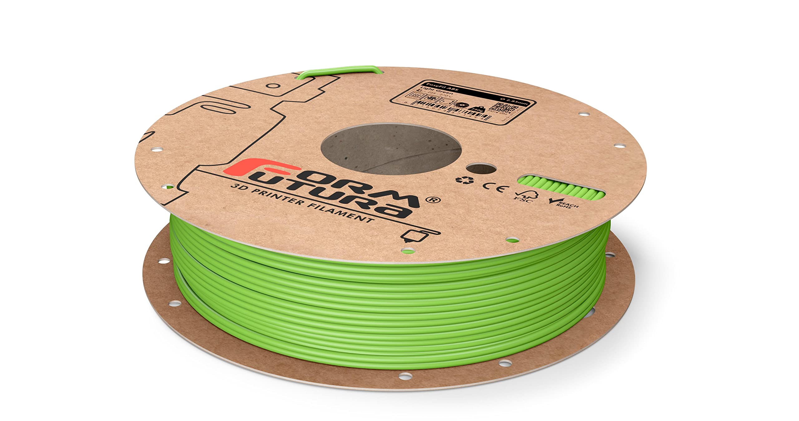Premium ABS Filament 2.85mm - Light Green 3D Printer Filament (750g) | High Strength & Durability for DIY Projects, Prototyping & Home Decor