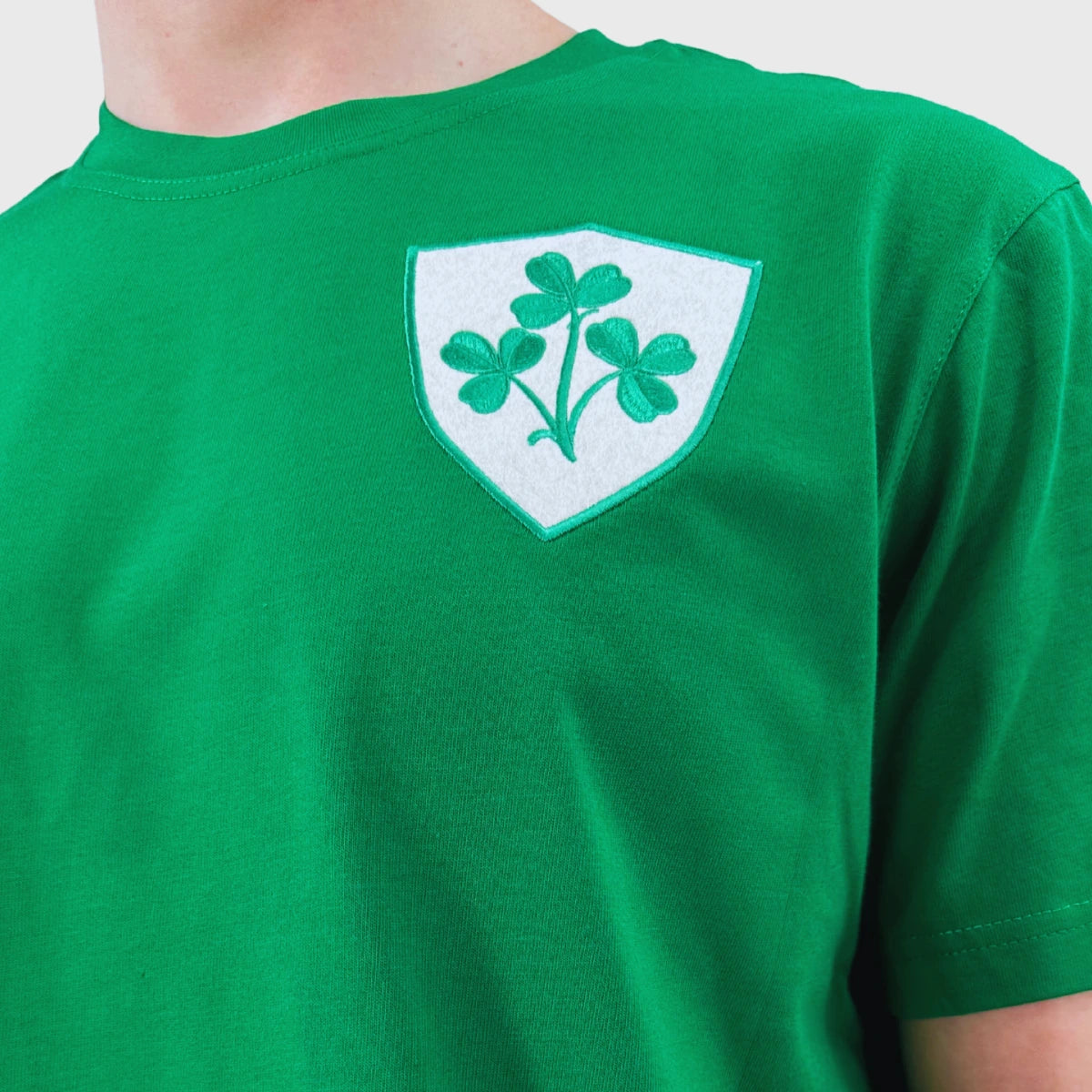 Samurai Ireland Vintage Collection Cotton T-Shirt - Soft Green Retro Tee for Men | Casual Wear, Street Style & Anime Cosplay