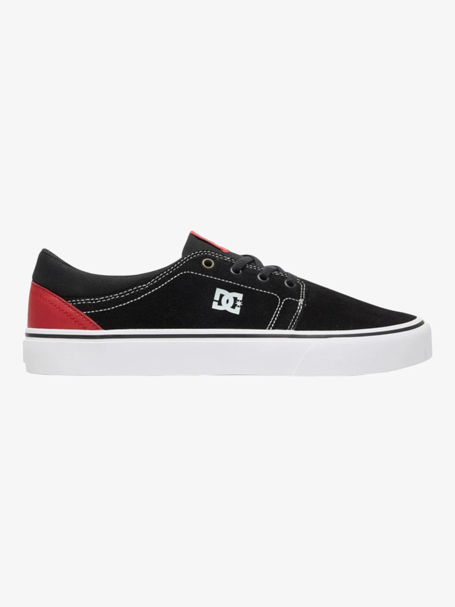 DC Trase SD Skate Shoes for Men - Black & Red High-Performance Sneakers for Skateboarding, Streetwear & Casual Wear