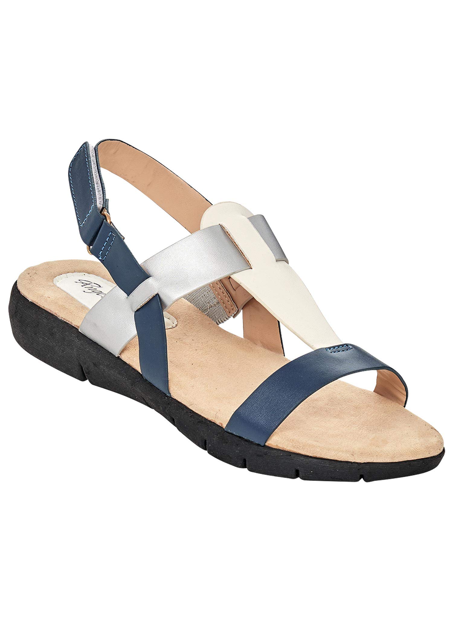 AmeriMark Women's Casual Slingback Sandals - Comfortable Open-Toe Summer Shoes for Walking, Travel & Outdoor Activities