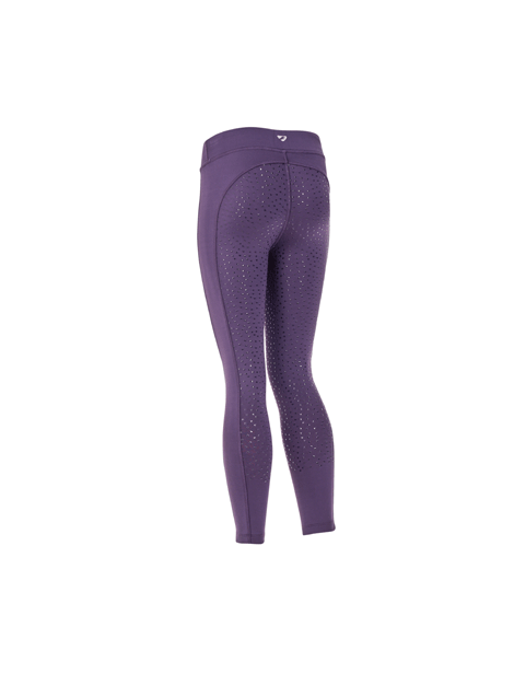 Aubrion Team Shield Winter Riding Tights for Kids 2024 - Warm Equestrian Leggings for Cold Weather - Perfect for Horseback Riding Lessons & Outdoor Winter Activities
