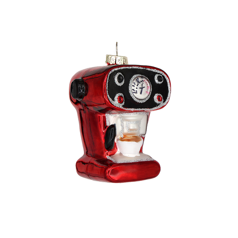 Premium Espresso Machine Ornament - Miniature Coffee Maker Decor for Home & Office - Perfect for Coffee Lovers, Barista Gifts & Kitchen Decorations