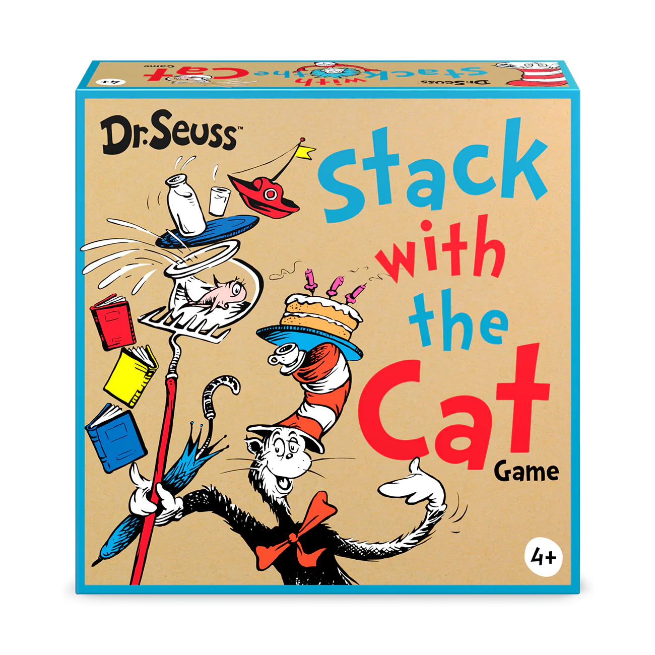 Dr. Seuss The Cat in the Hat Stacking Game - Fun Educational Stacking Toys for Kids | Perfect for Family Game Night & Preschool Learning Activities