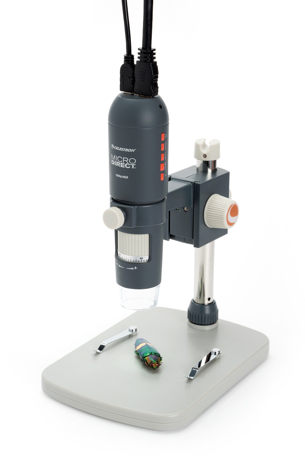 MicroDirect 1080P HDMI Handheld Digital Microscope with 50X-1000X Magnification - Ideal for Coin Collecting, Jewelry Inspection & PCB Repair