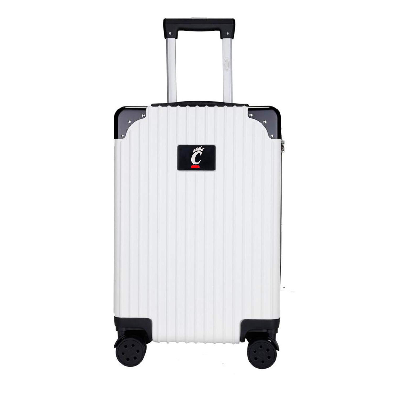 NCAA Two-Tone Premium Carry-On Hardcase Spinner Luggage - Lightweight Durable Suitcase for Air Travel, Business Trips & Weekend Getaways
