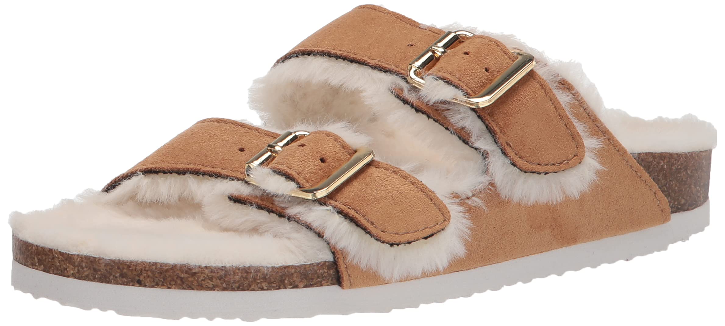 Madden Girl Women's Butterfly Slide Sandals - Comfortable Summer Flip Flops with Adjustable Straps for Beach, Pool, and Casual Wear