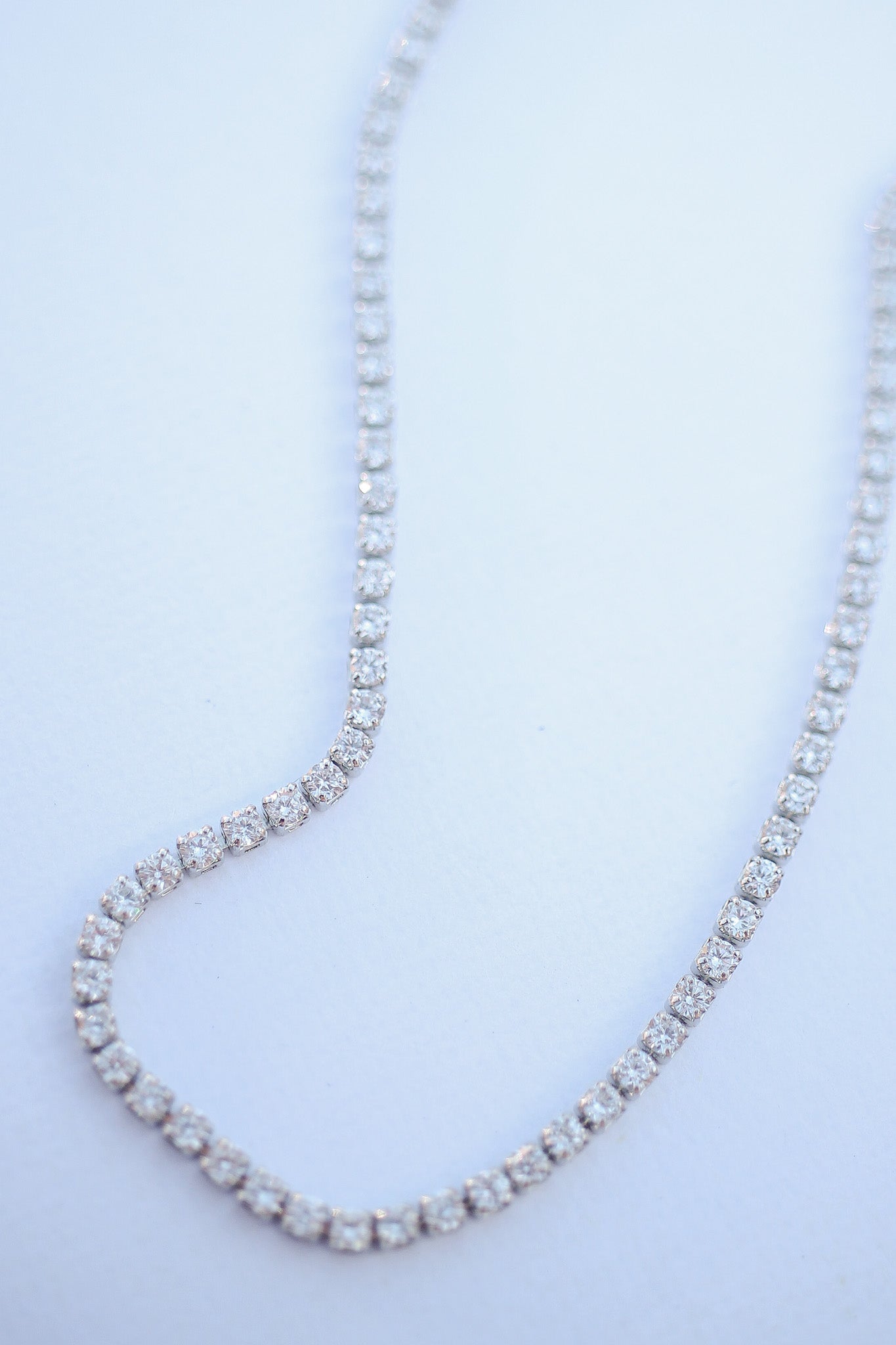 Elegant Josephine Rhodium Filled Necklace for Women - Perfect for Weddings, Anniversaries & Special Occasions