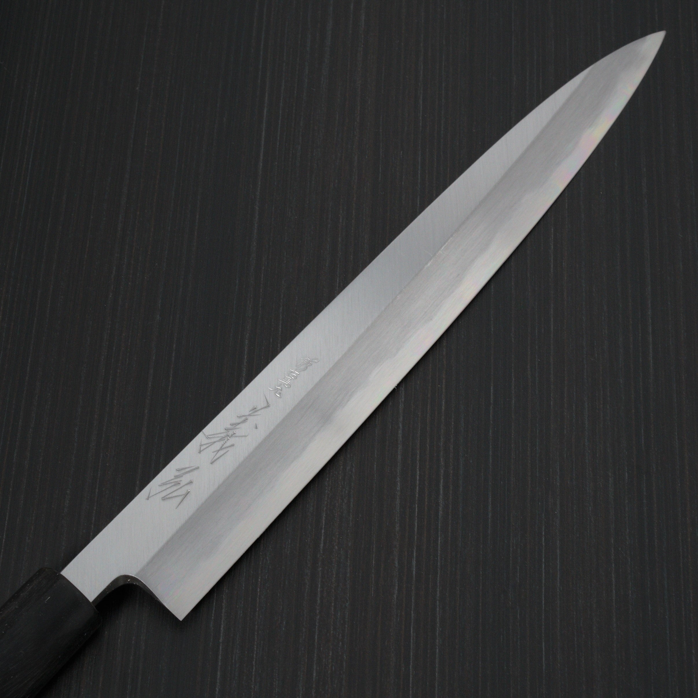 Premium Yoshihiro Jyosaku Shirogami White Steel #2 Sashimi Yanagiba Knife 240mm - Japanese Handcrafted Chef Knife for Sushi, Sashimi & Precision Cutting - Perfect for Professional Chefs & Home Cooking Enthusiasts