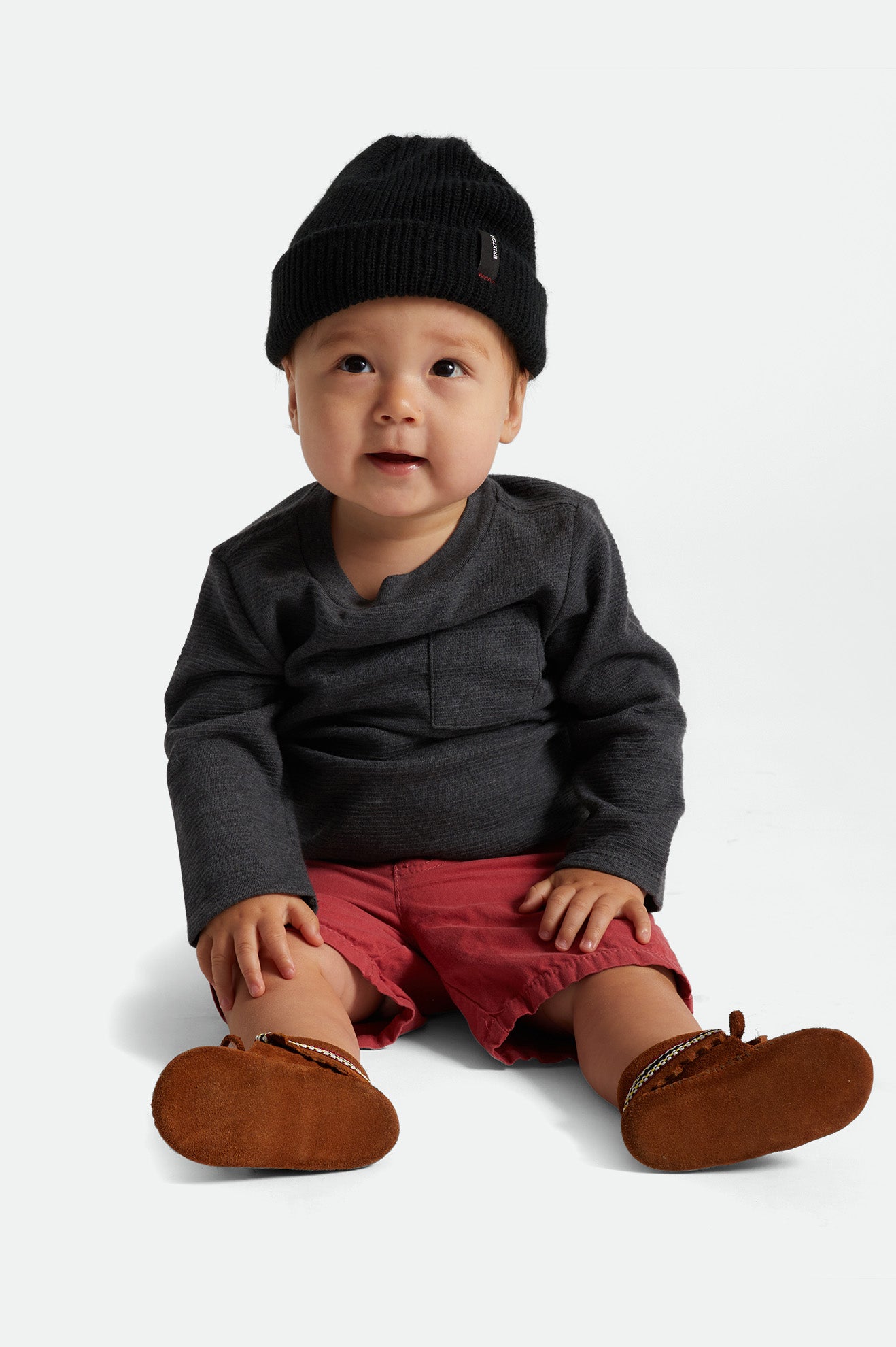 Baby Heist Beanie - Soft & Warm Black Knit Hat for Newborns & Infants - Perfect for Winter, Outdoor Activities & Photo Shoots