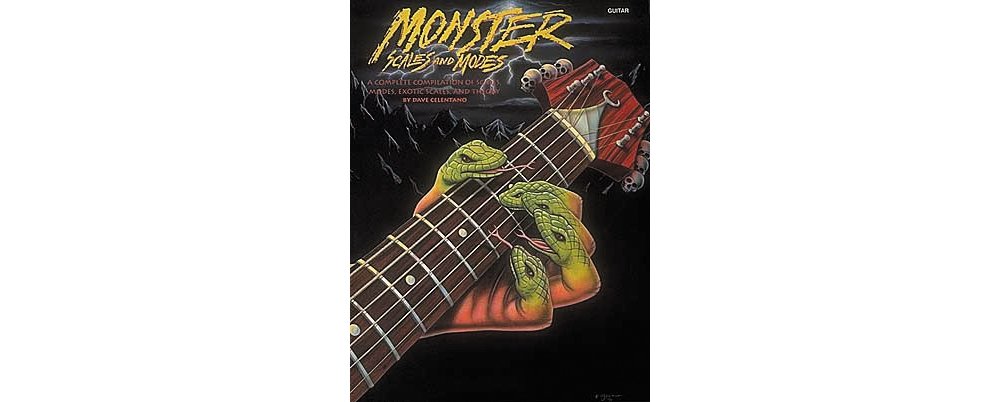 Monster Scales And Modes Guitar Book by Dave Celentano - Learn Advanced Scales & Modes for Rock, Metal & Jazz Improvisation - Perfect for Guitarists & Music Students