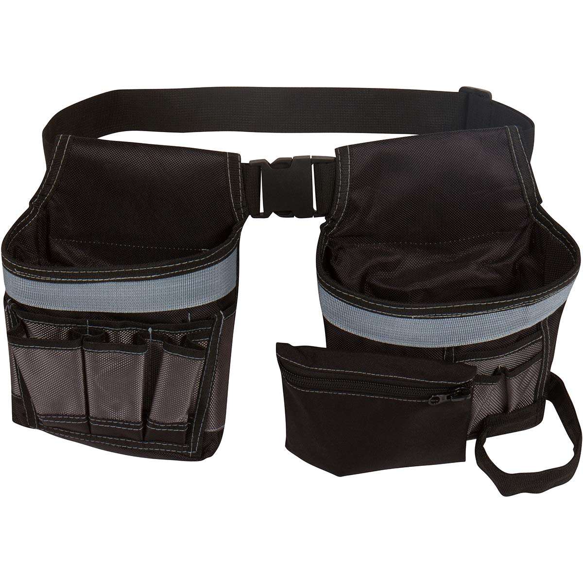 Heavy Duty Tool Belt with Utility Pouch - Adjustable Work Belt for Carpenters, Electricians & Construction Workers - Perfect for DIY Projects & Professional Job Sites