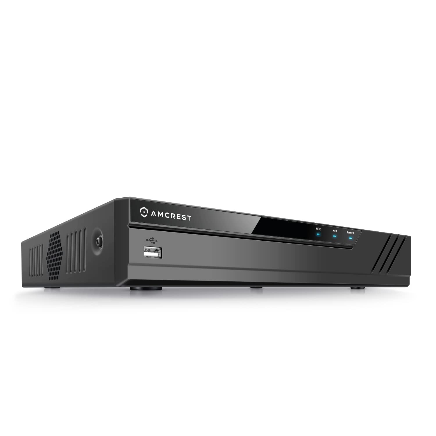 Amcrest 4K 16CH NVR Security System - 16 Channel Network Video Recorder Supports 16x 4K/8MP/5MP/4MP/3MP/1080p IP Cameras, 6TB HDD Storage (No WiFi) - REP-NV4116-HS (Renewed) - Ideal for Home & Business Surveillance Monitoring