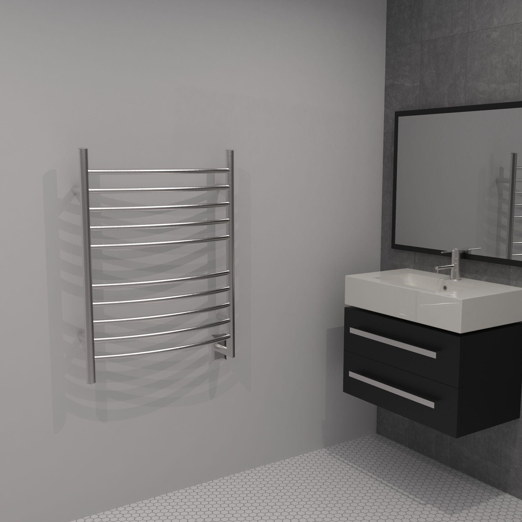 Amba Radiant Curved Plug-in Towel Warmer - 23.75