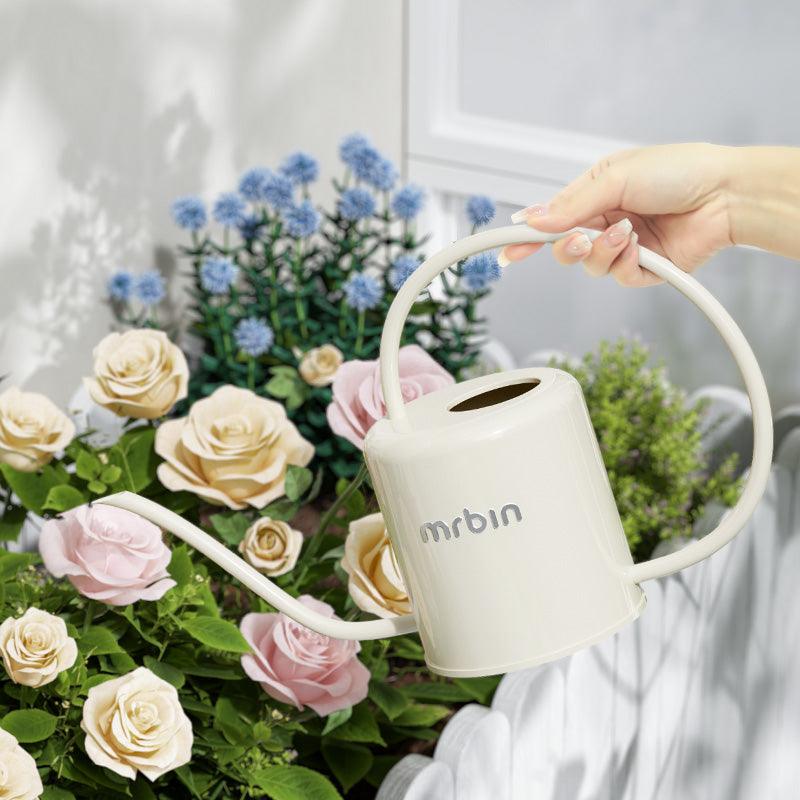 Premium Long Spout Watering Can with Ergonomic Curved Handle - Ideal for Indoor Plants, Garden Flowers, and Hard-to-Reach Areas