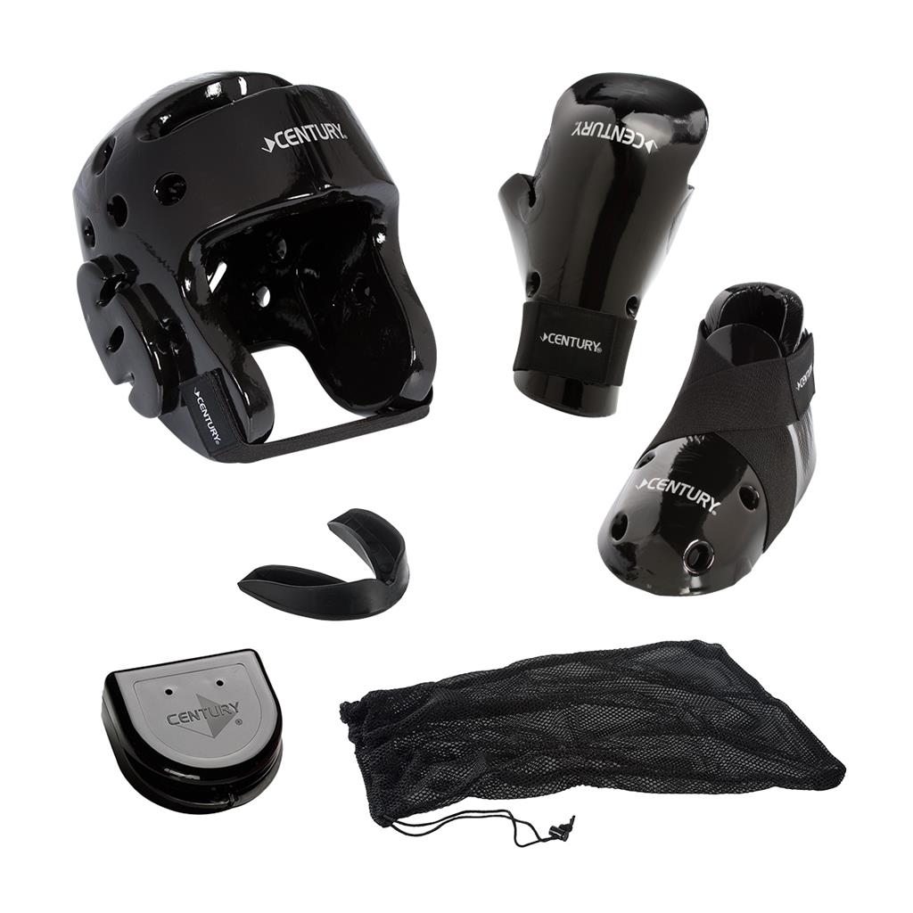 Karate Sparring Gear Set for Kids & Students - Punching Kicks Training Pads, Gloves, Headgear - Perfect for Martial Arts Classes, Taekwondo Practice & Home Training