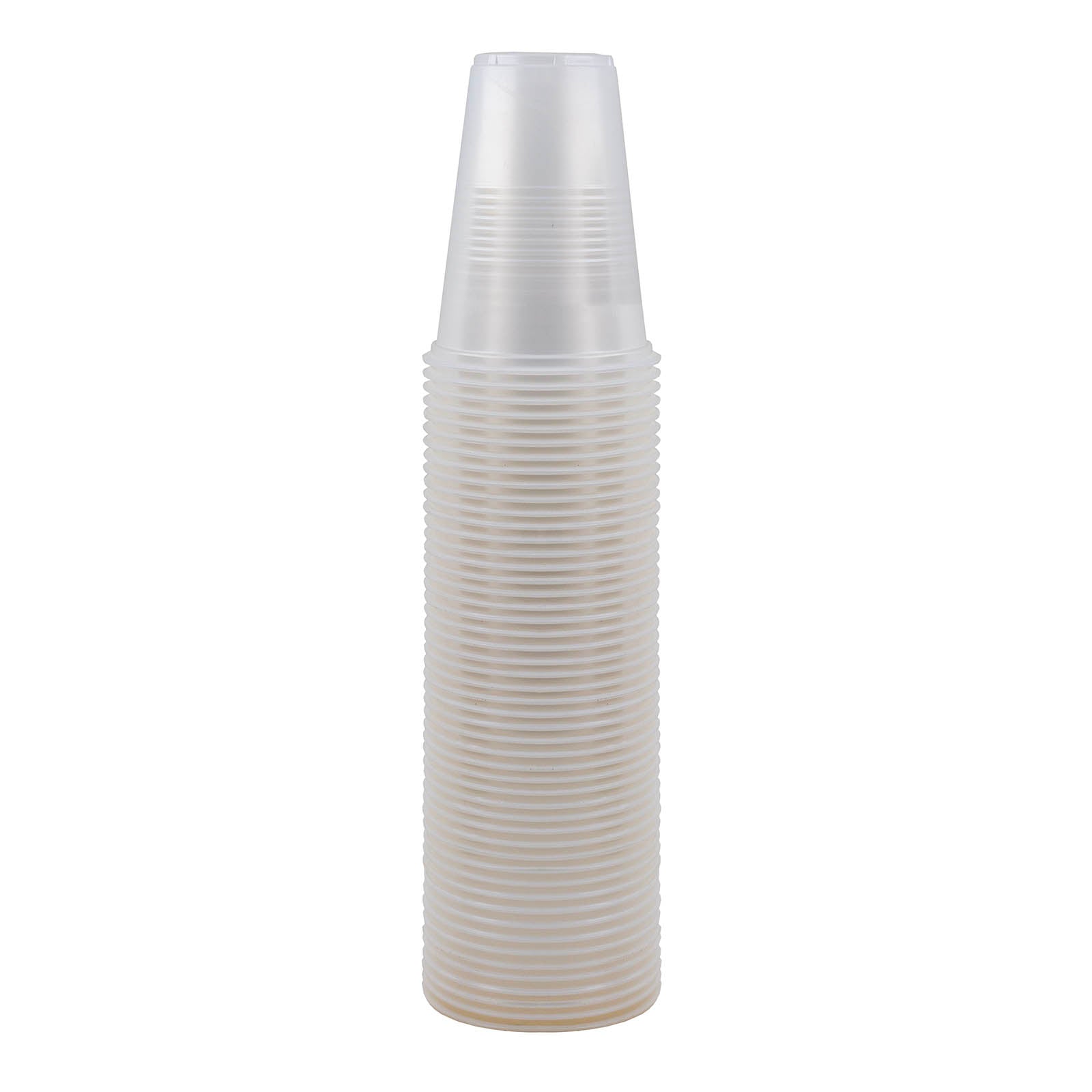BarConic® 16oz Translucent Plastic Cups - Durable & BPA-Free Drinkware for Parties, Picnics & Outdoor Events - Set of 12