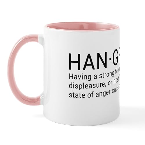 White/Pink Inside - Hangry Mug