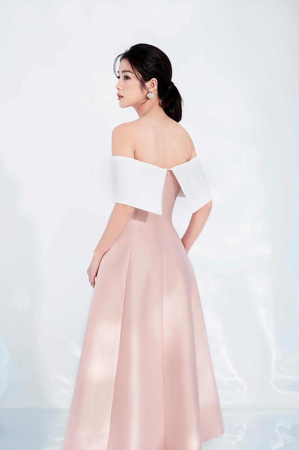 Dakota Slit Off Shoulder Taffeta Midi Dress - Elegant Party & Evening Wear for Women