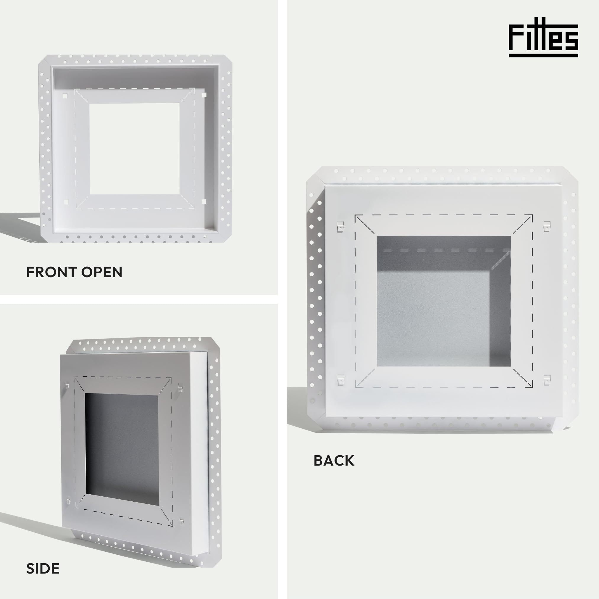 Aria Drywall Pro X - High Performance Exhaust Fan Cover & Air Return Vent for Home & Office HVAC Systems - Perfect for Bathrooms, Kitchens, and Basements