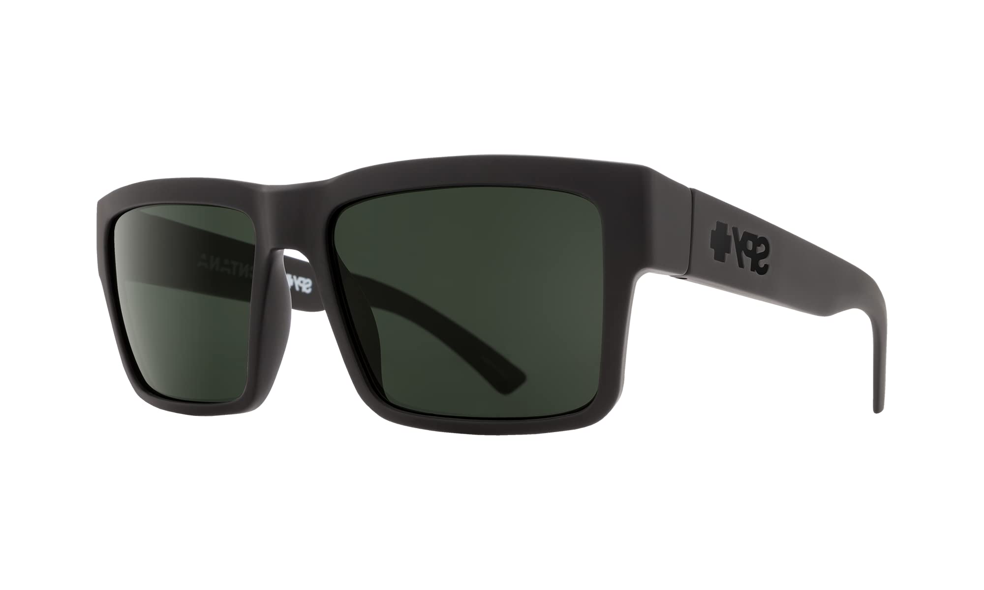 SPY Montana Square Polarized Sunglasses for Men – Stylish UV Protection with iWear Eyewear Kit Bundle | Perfect for Driving, Outdoor Sports & Beach Activities