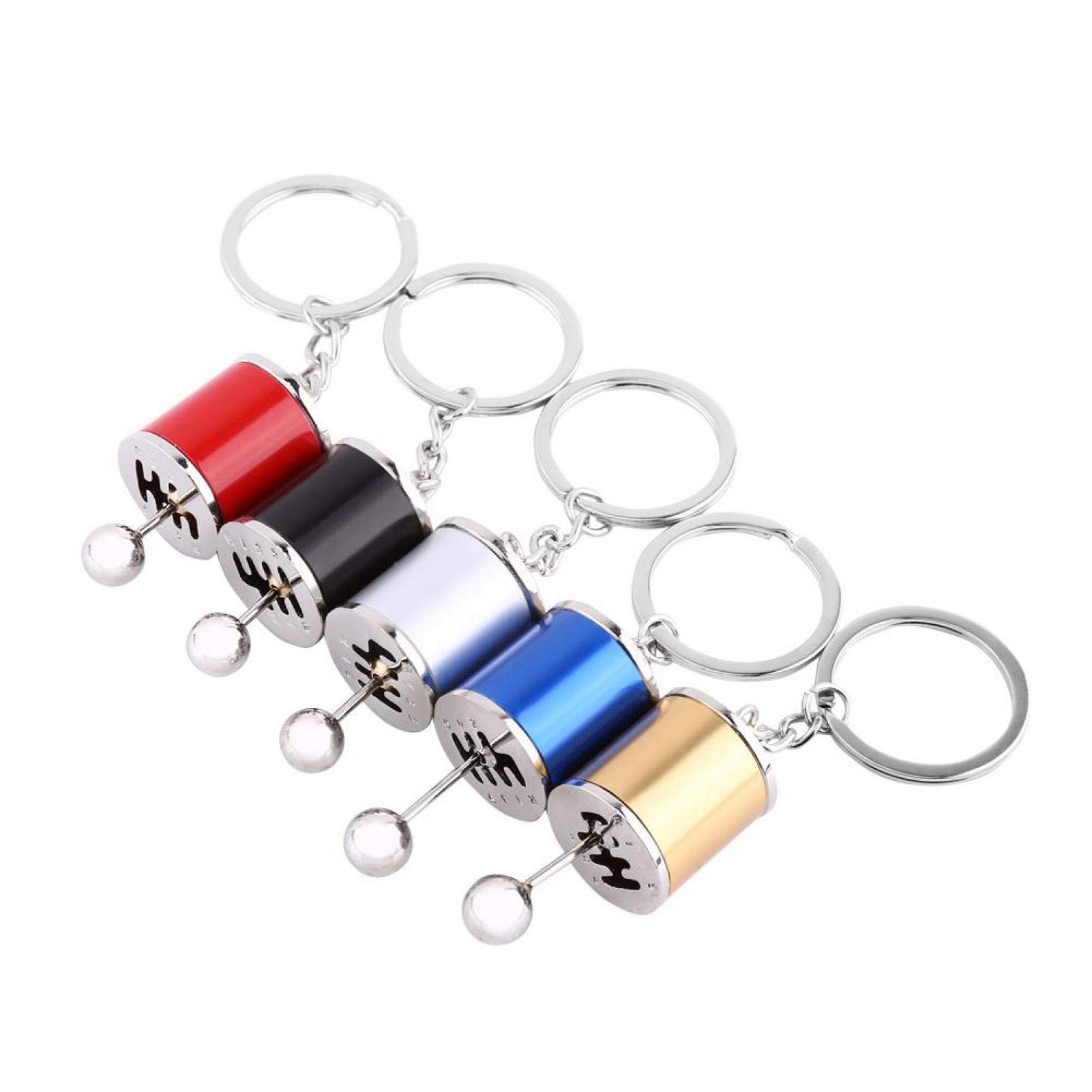 Tyenaza Car Gear Shift Keychain - Metal Alloy Keyring with Creative Auto Shifter Design - Perfect for Car Enthusiasts & Gift Giving