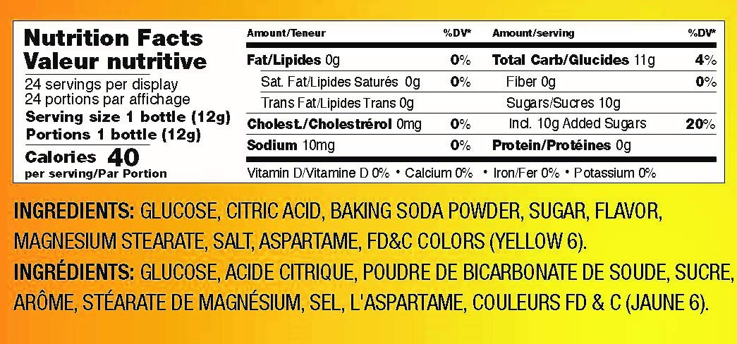 Zazers Soda Can Fizzy Candy - Orange Flavored Hard Candies | Novelty Kosher & Gluten Free Bulk Candy (24 Pack, 0.42oz Each) - Perfect for Parties, Gifts & Movie Nights