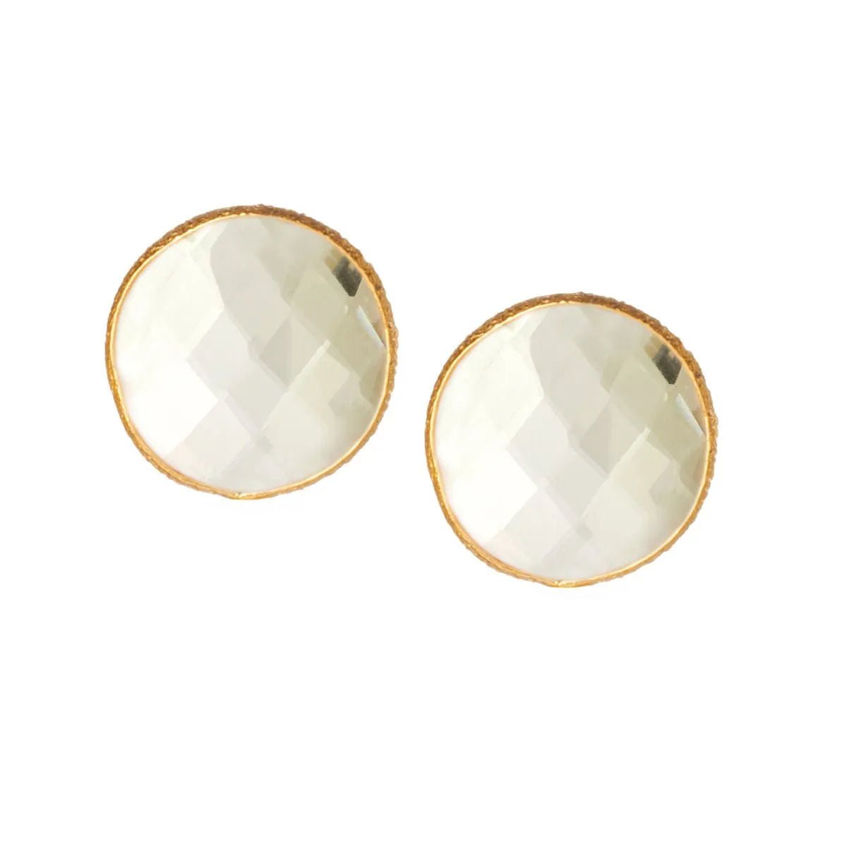 Mini Gemstone Round Stud Earrings for Women - Dainty & Elegant Jewelry for Everyday Wear, Gift Giving & Special Occasions