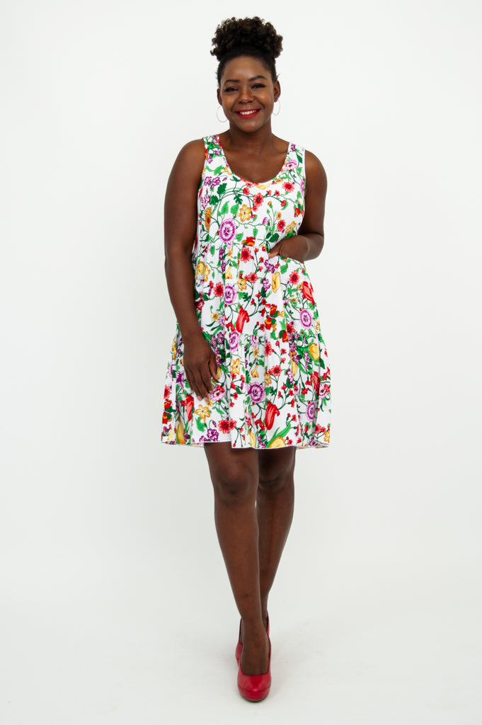 Kaya Dress - Elegant Floral Print Maxi Dress for Women, Summer Beach Party & Vacation Wear
